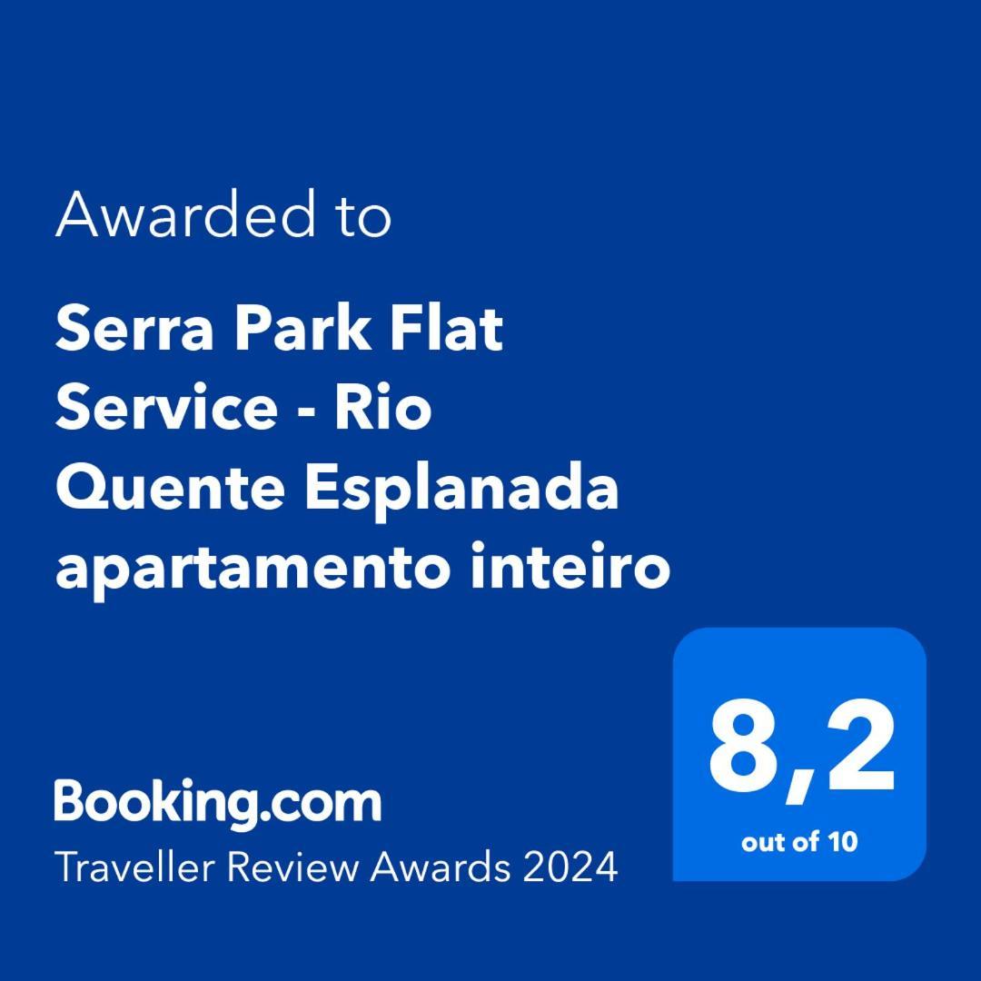 Serra Park Flat Service - Rio Quente Esplanada Apartamento Inteiro Roupas De Cama A Parte 외부 사진
